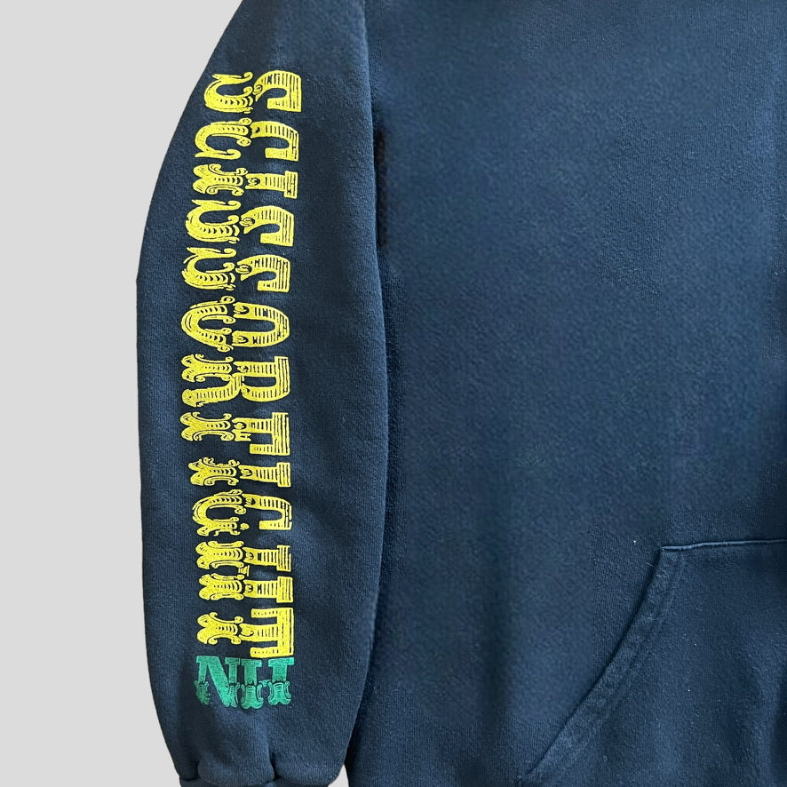 Scissorfight Granite State Destroyer Zipper Hoodie Black Size Large