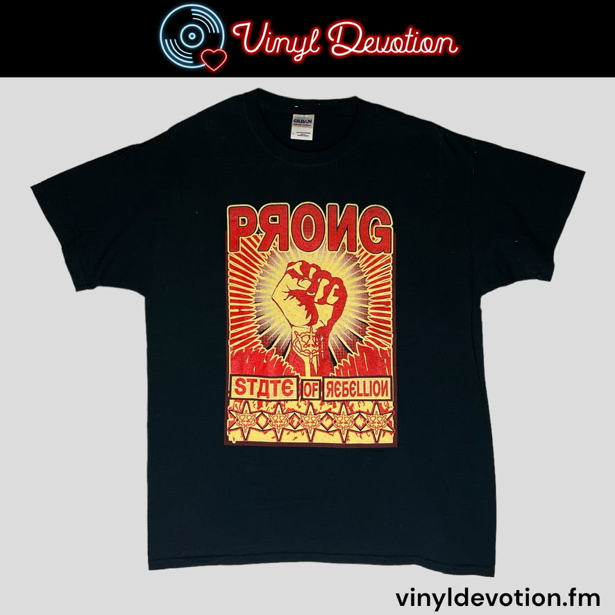 Prong - Carved Into Stone / State Of Rebellion T-Shirt Size L