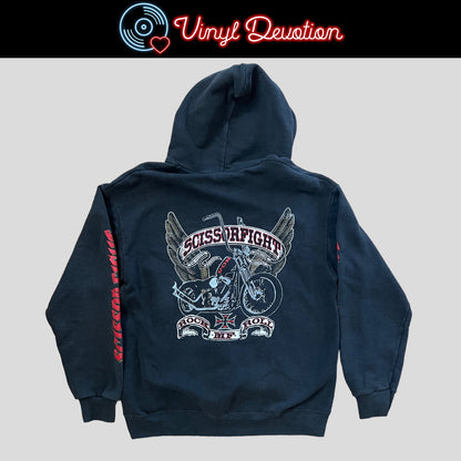 Scissorfight Rock MF Roll Zipper Hoodie Size Large
