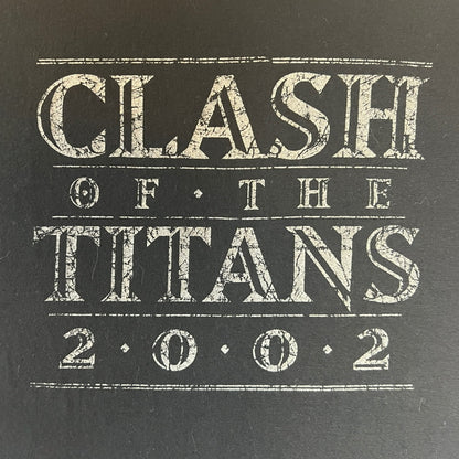 Cave In, Old Man Gloom, Scissorfight Clash of the Titans Tour 2002 T-Shirt Size M