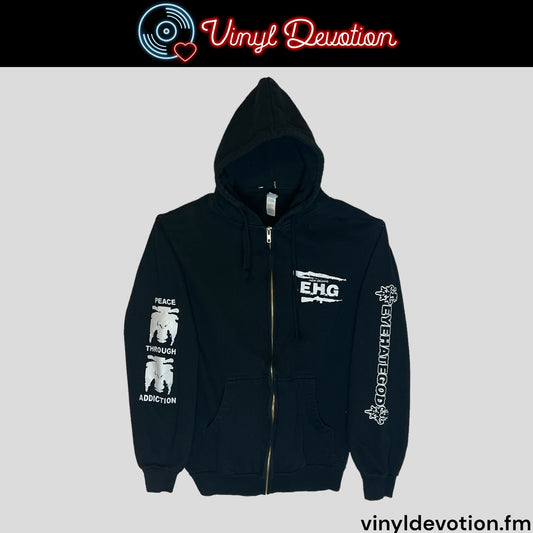 EyeHateGod Zip Up Hoodie Size M