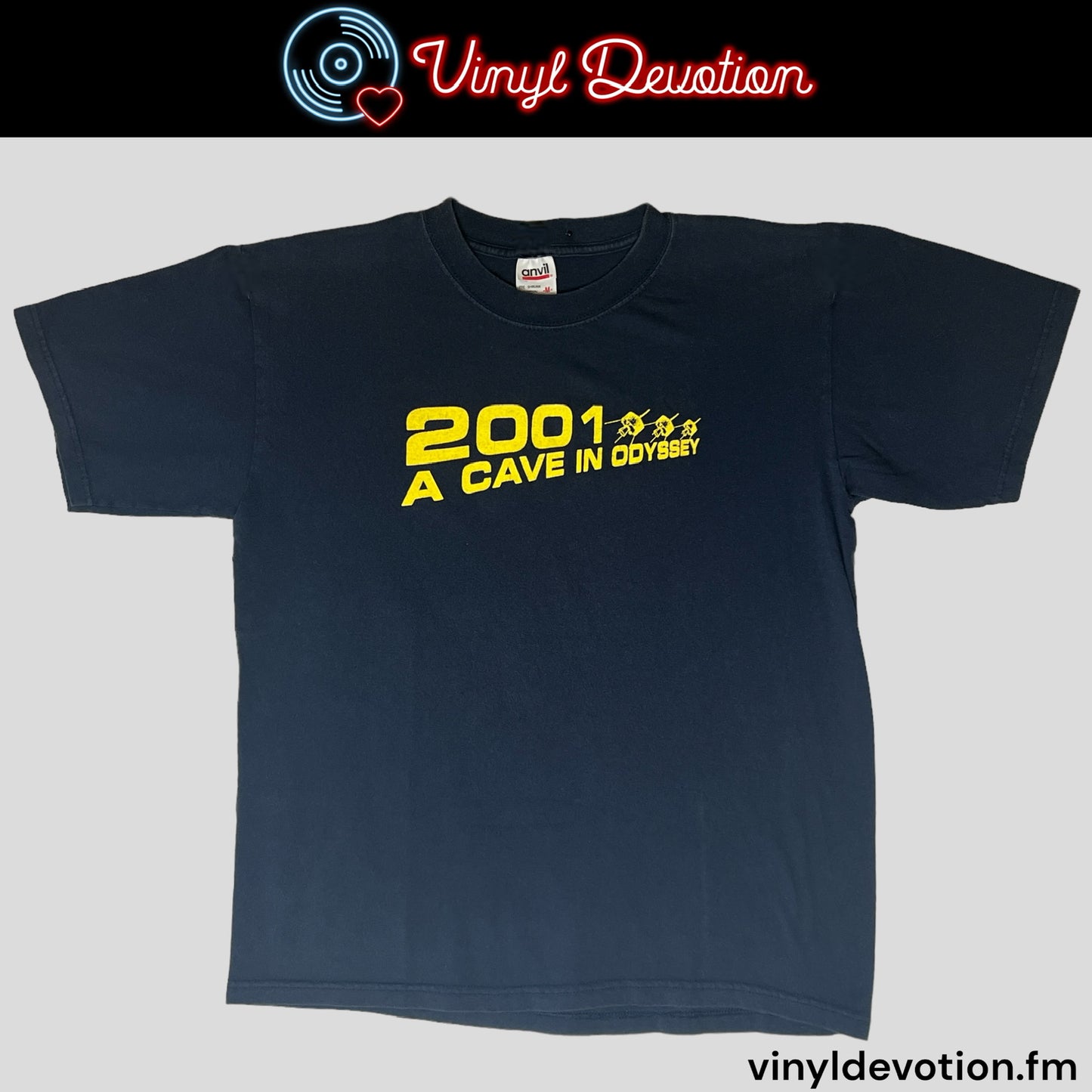 Cave In - Jupiter / 2001 A Space Odyssey Vintage T-Shirt Size M
