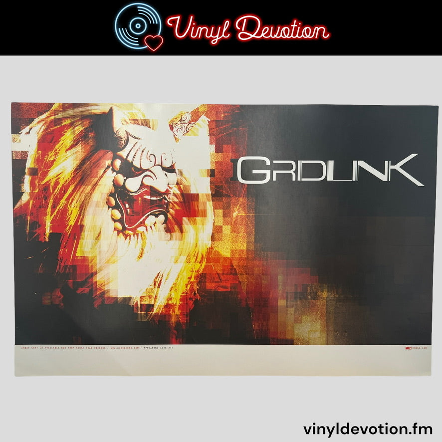 Gridlink - Amber Gray 11 x 17 Band Promo Poster