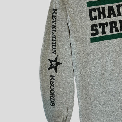 Chain Of Strength Long Sleeve T-Shirt Size M Early 2000s