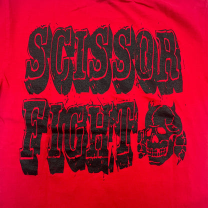Scissorfight Rock Roll Red Shirt Size Medium