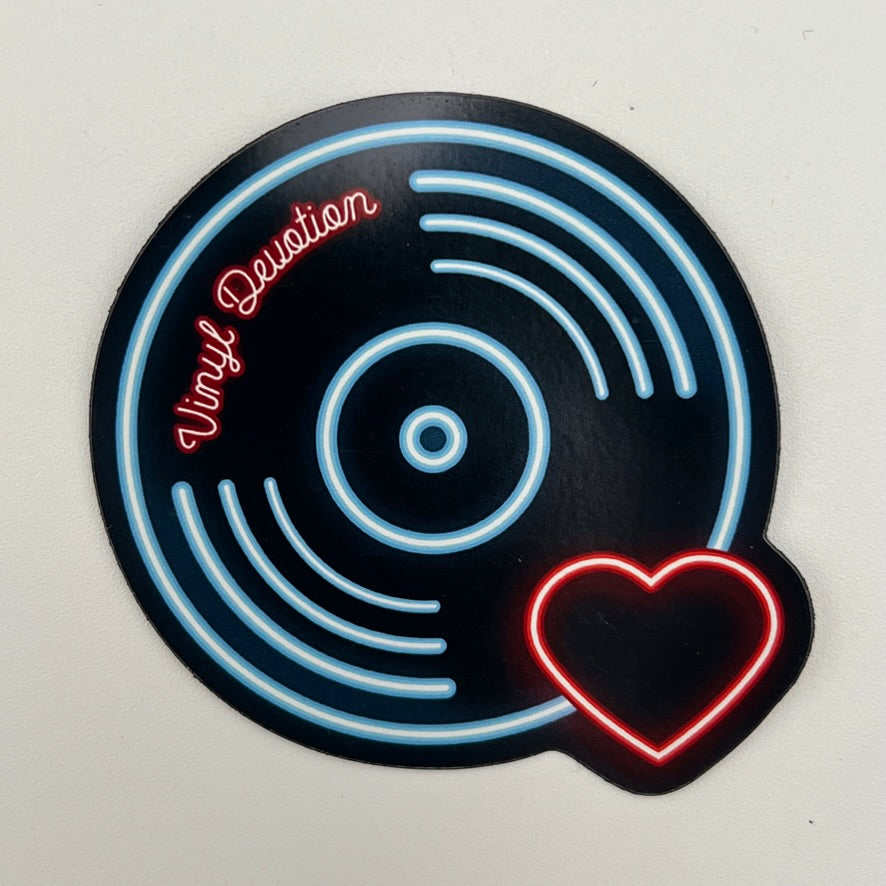 Vinyl Devotion Logo Magnet