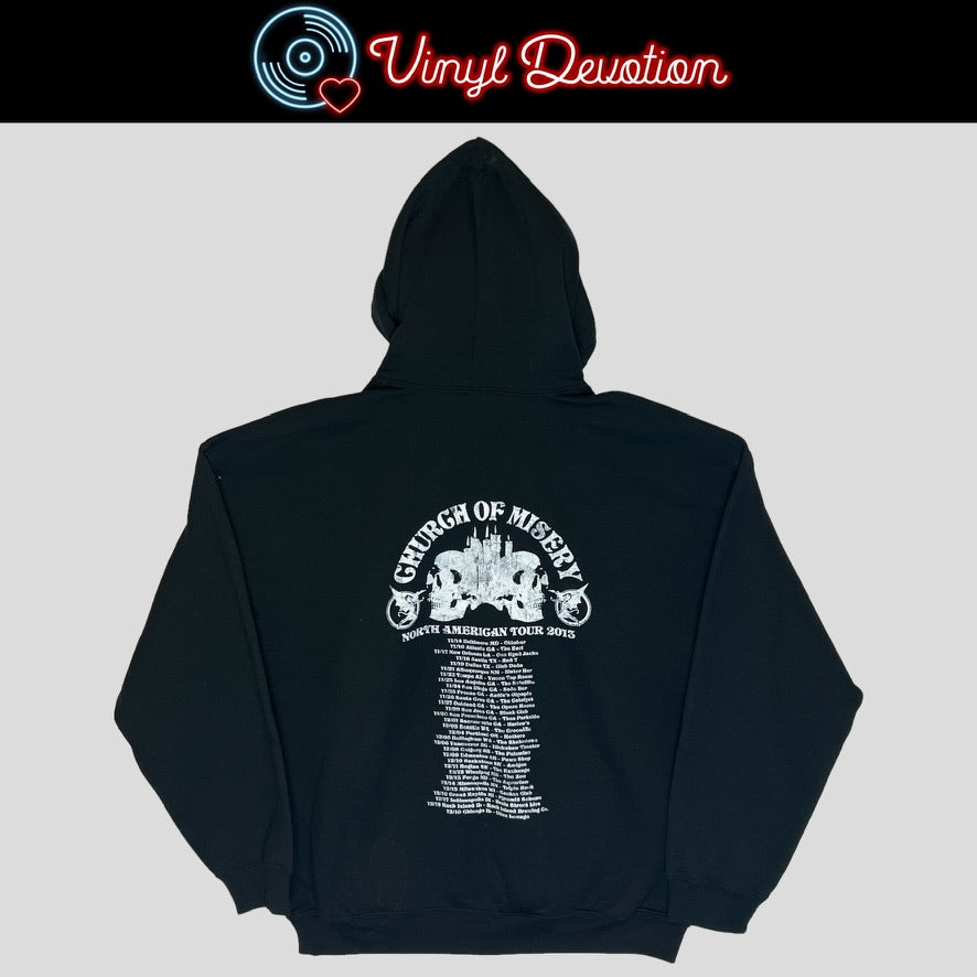 Church Of Misery 2013 Tour Pullover Hoodie Size XL