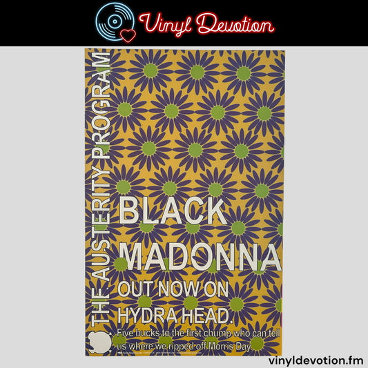 The Austerity Program - Black Madonna 11 x 17 Band Promo Poster