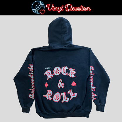 Scissorfight Rock & Roll Motherfuckery Zipper Hoodie Black Size L