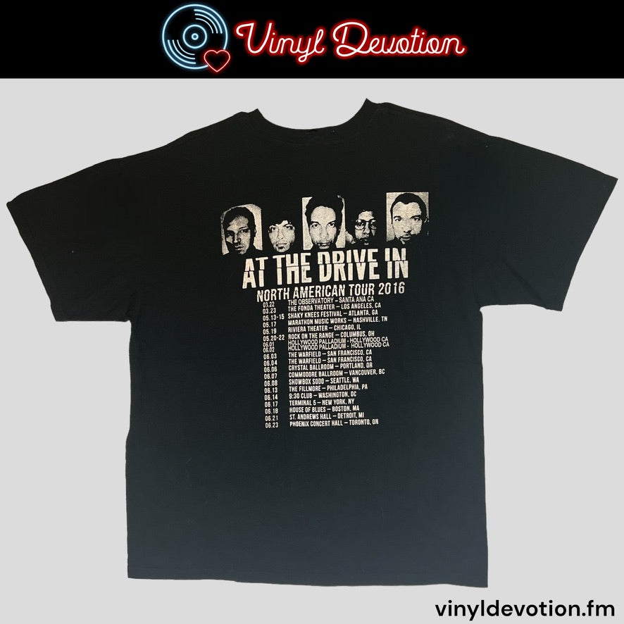 At The Drive-In 2016 Tour T-Shirt Size XL