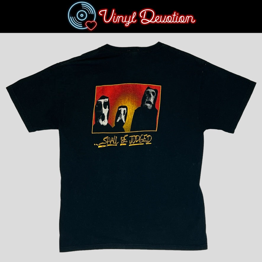 Burn Band - Shall Be Judged T-Shirt Size M 2000s Reprint