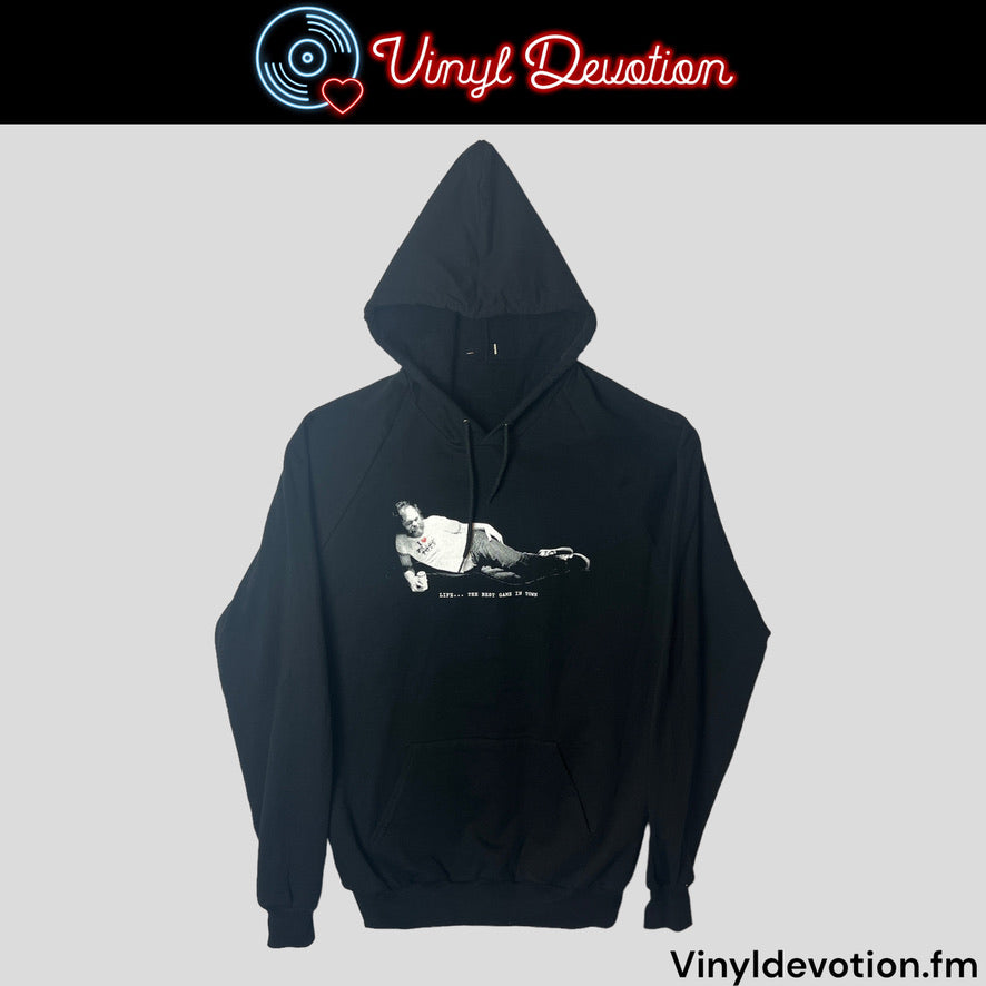 Harvey Milk Life...The Best Game in Town Hoodie Size L Black
