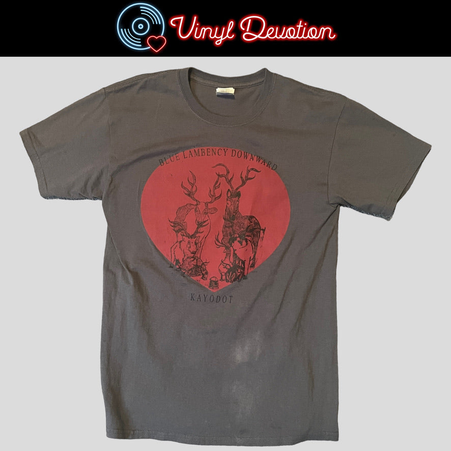 Kayo Dot - Blue Lambency Downward T-Shirt Size M Gray