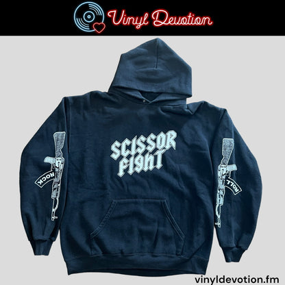 Scissorfight Outmotherfucker The Man Pullover Hoodie Black Size Large