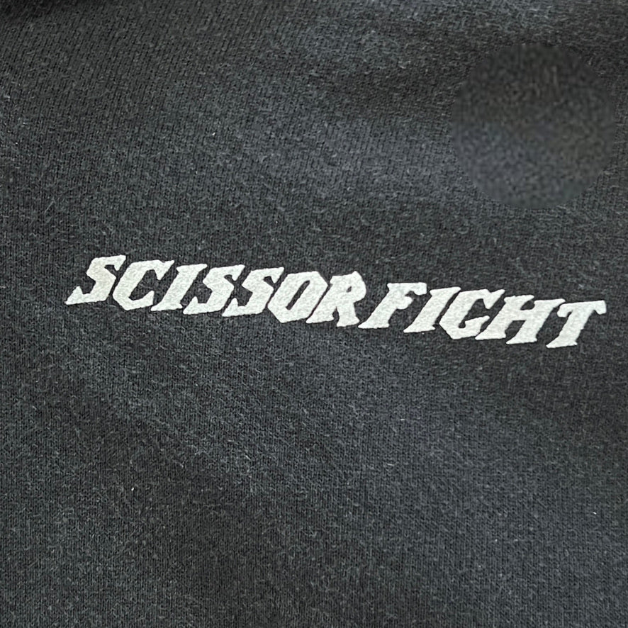 Scissorfight Rock MF Roll Zipper Hoodie Size Large