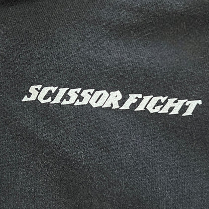 Scissorfight Rock MF Roll Zipper Hoodie Size Large