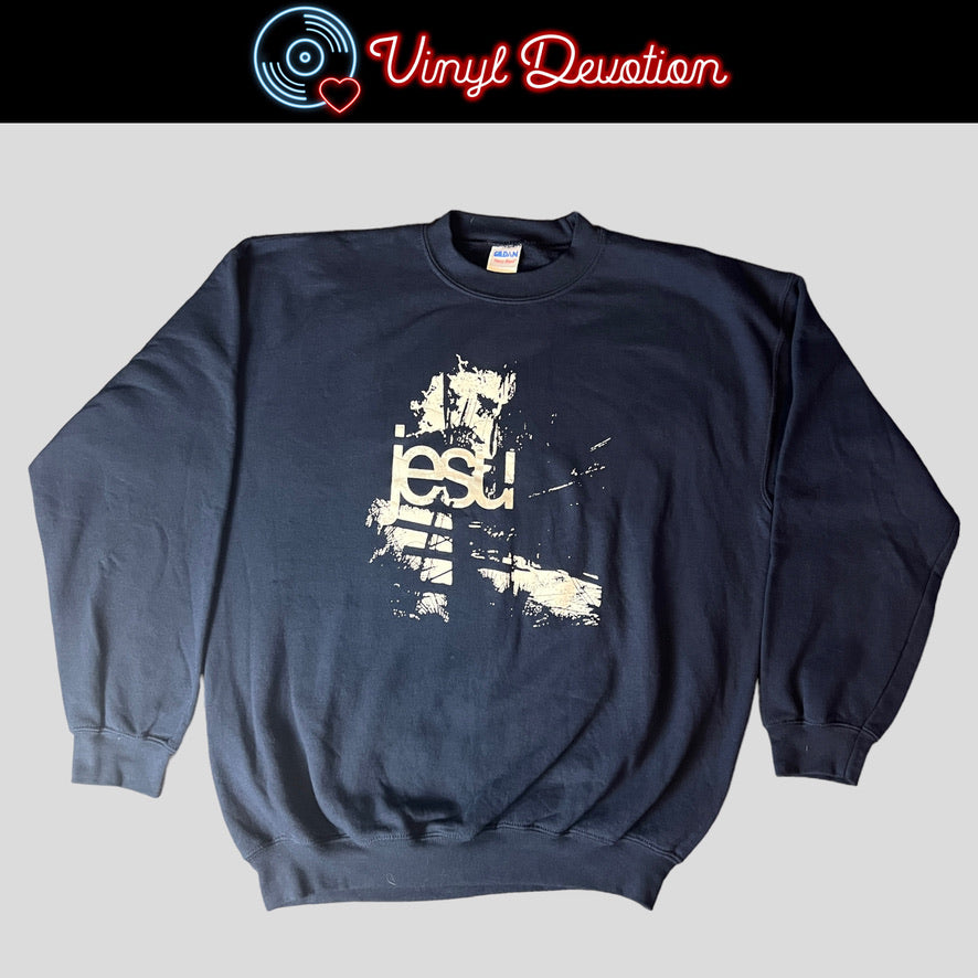 Jesu - Blue Crewneck Sweatshirt Size Large