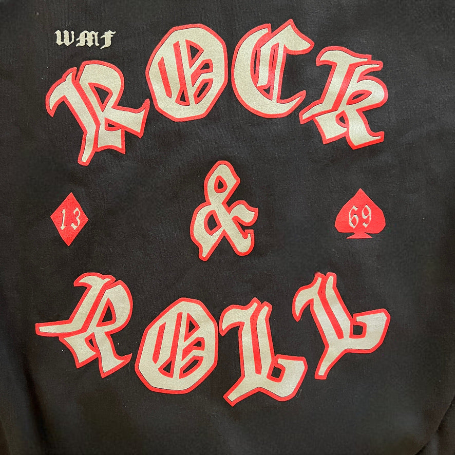 Scissorfight Rock & Roll Motherfuckery Zipper Hoodie Black Size L