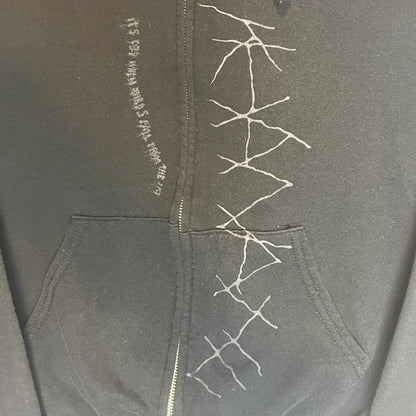Khanate - It's Cold When Birds Fall From The Sky Zip Up Hoodie Size M
