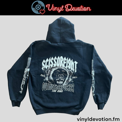 Scissorfight Outmotherfucker The Man Pullover Hoodie Black Size Large