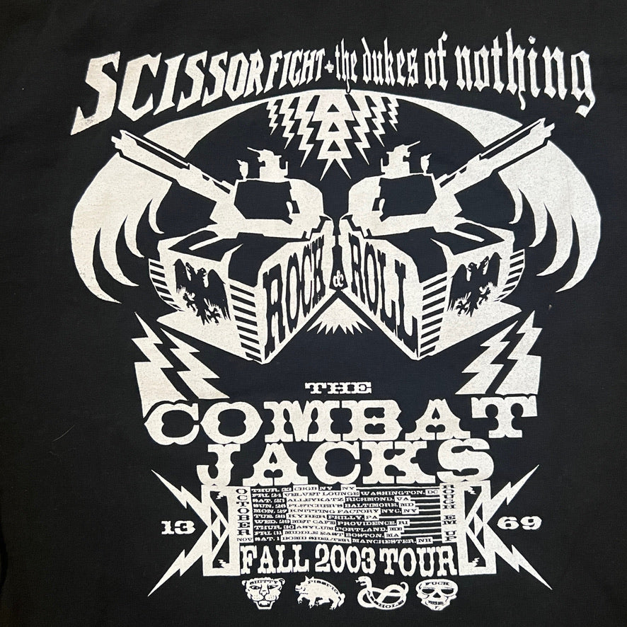 Scissorfight Fall 2003 Tour Shirt Size Medium