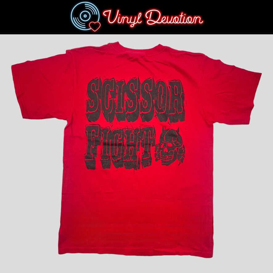 Scissorfight Rock Roll Red Shirt Size Medium