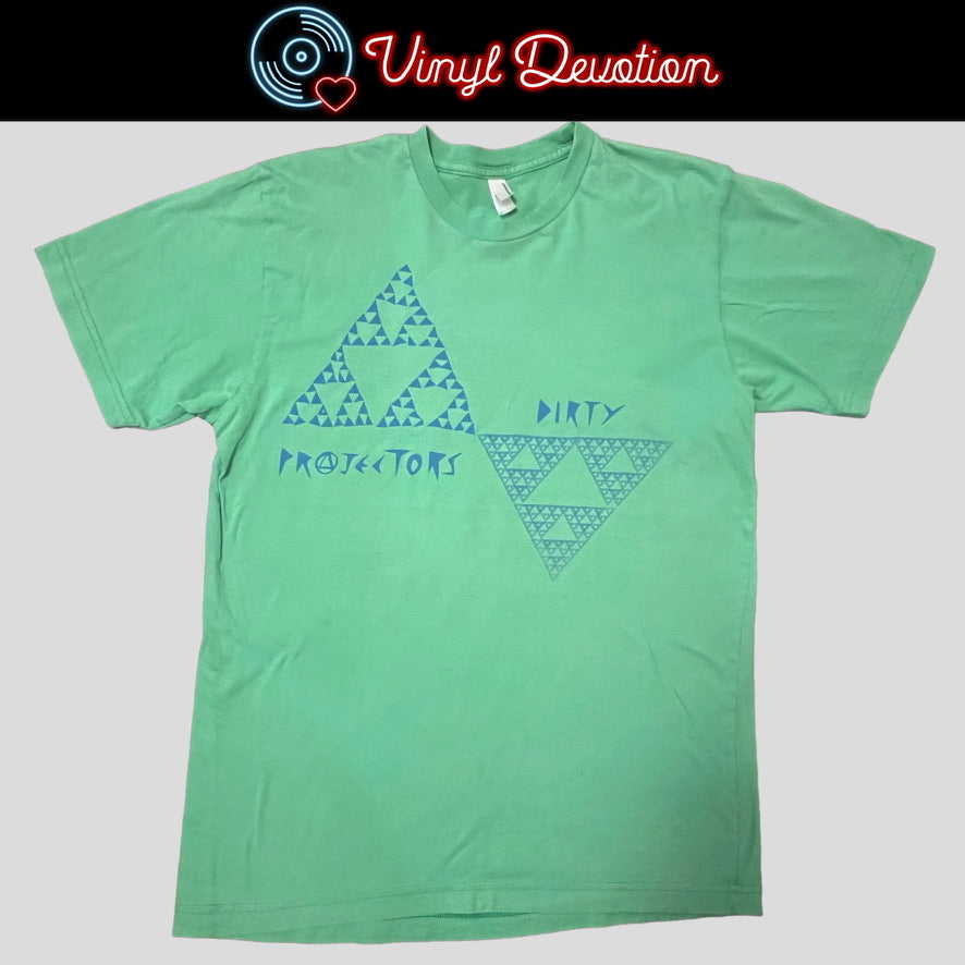 Dirty Projectors Band T-Shirt Triangles Size Medium