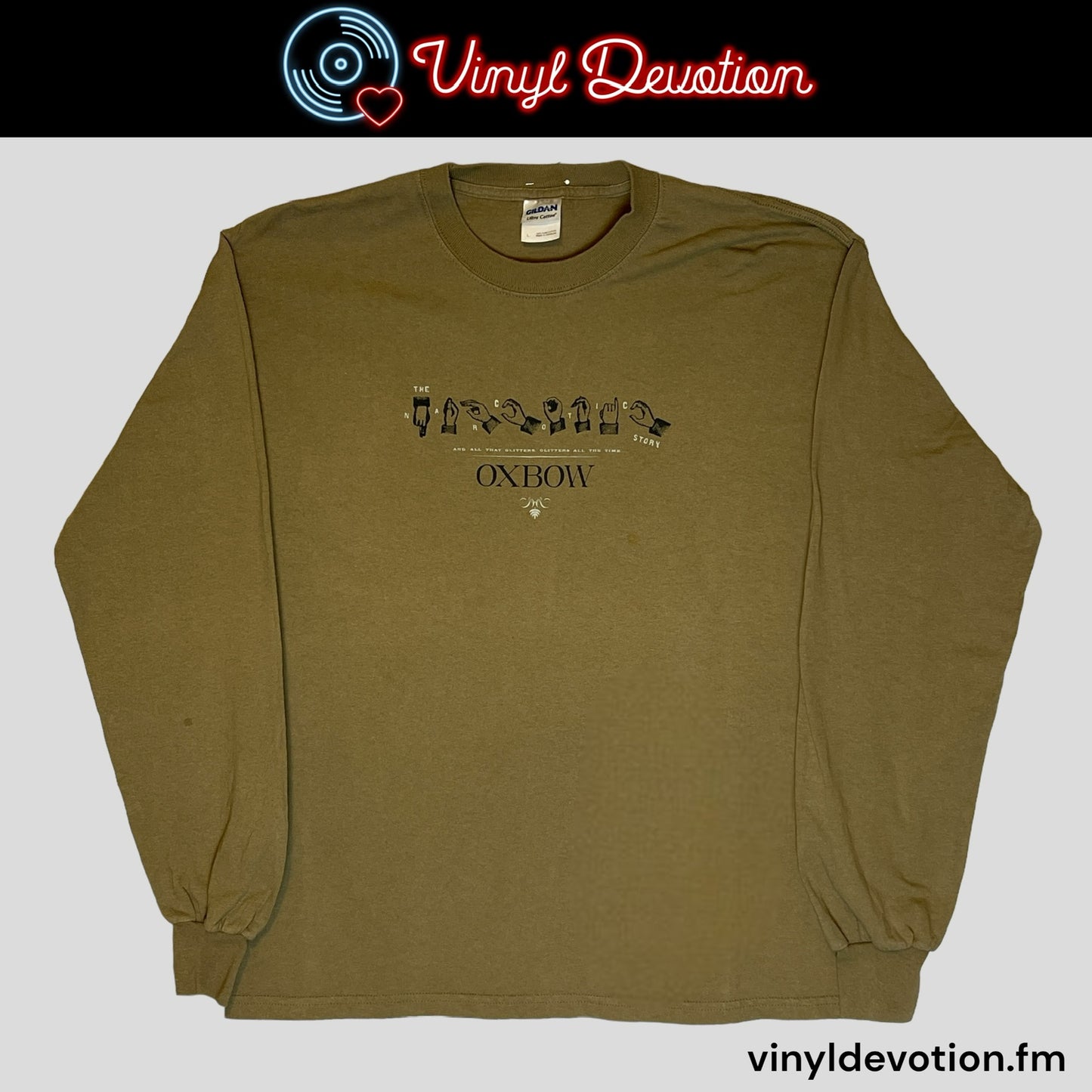 Oxbow - The Narcotic Story Long Sleeve T-Shirt Size L Hydra Head