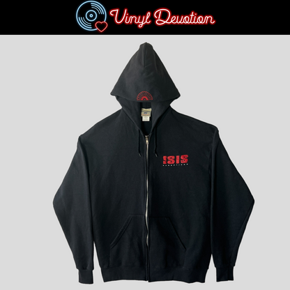 Isis The Band - Panopticon Hooded Zip up Sweatshirt Size M Vintage 2004