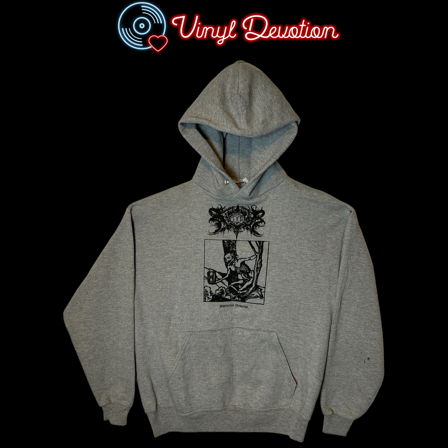 Xasthur - Subliminal Genocide Pullover Hoodie Size L Hydra Head 2006