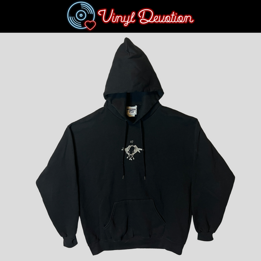 27 Band Songs From The Edge Of The Wing Pullover Hoodie Size L Vintage 1999