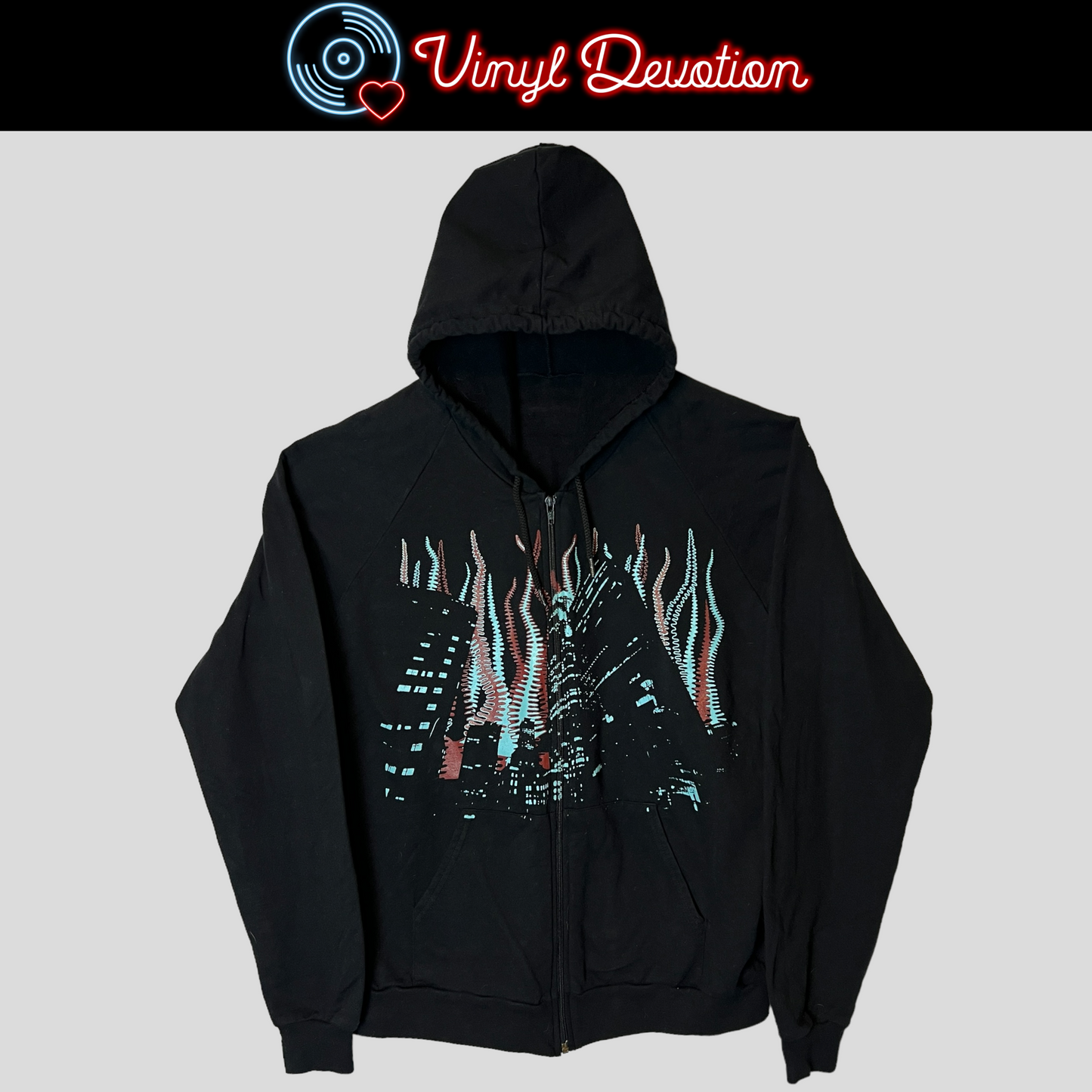 Pelican Band City Of Echoes Zip up Hoodie Size L Hydra Head 2007