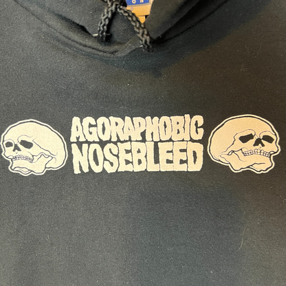 Agoraphobic Nosebleed Vintage 1998 Pullover Hoodie Size L Hydra Head