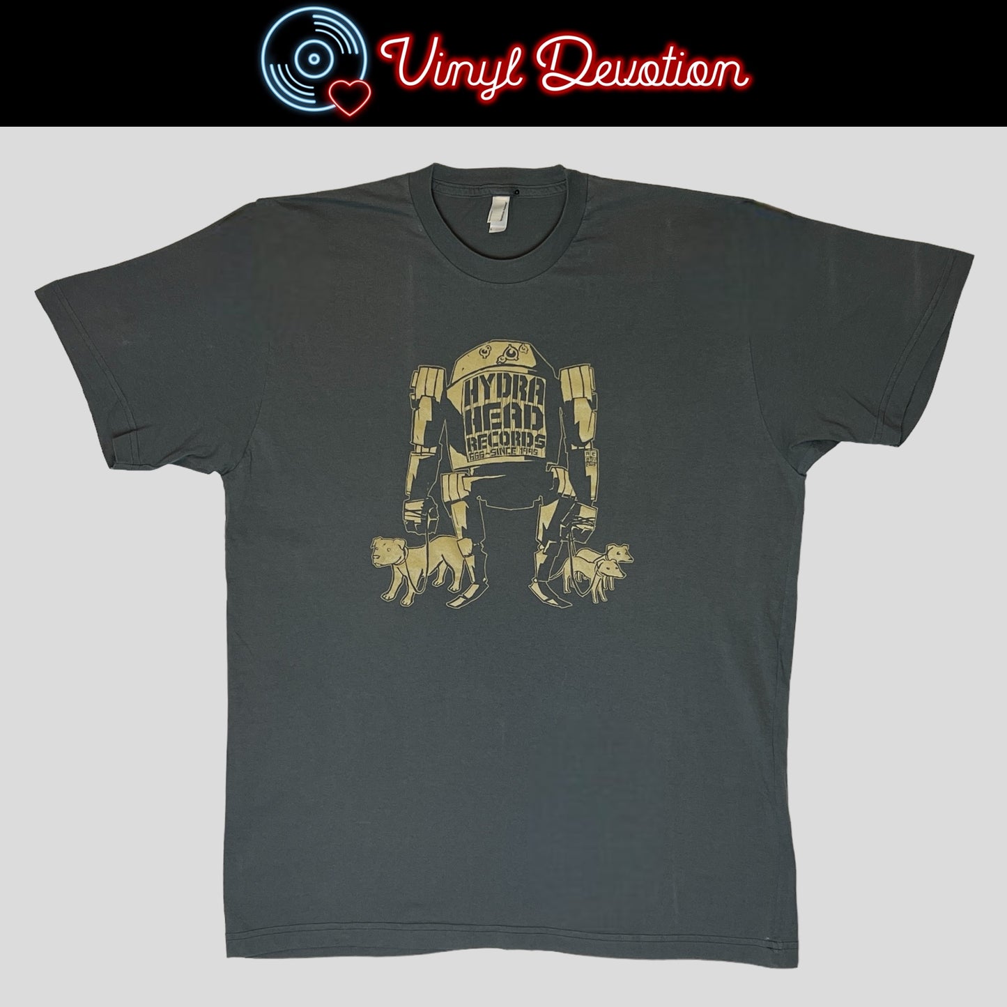 Hydra Head Label Robot T-Shirt Size L