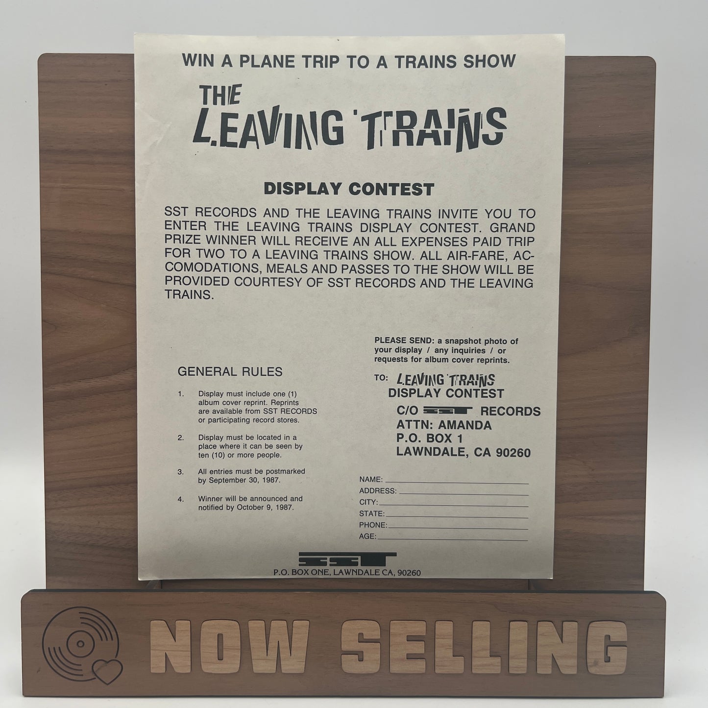 The Leaving Trains - Fuck Vinyl LP