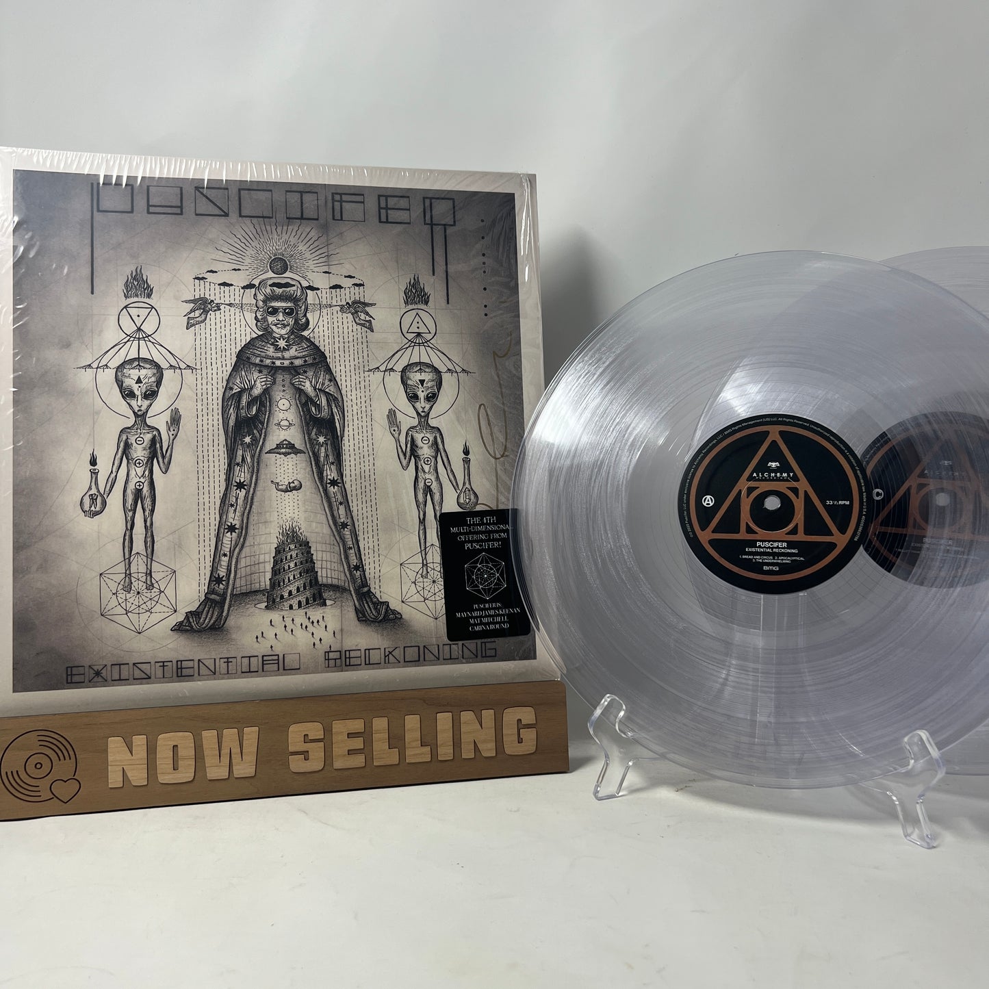 Puscifer - Existential Reckoning Vinyl LP Clear Signed by Carina Round