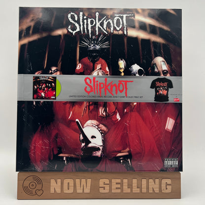 Slipknot ‎- Slipknot Vinyl LP Box Green with Shirt Size Large