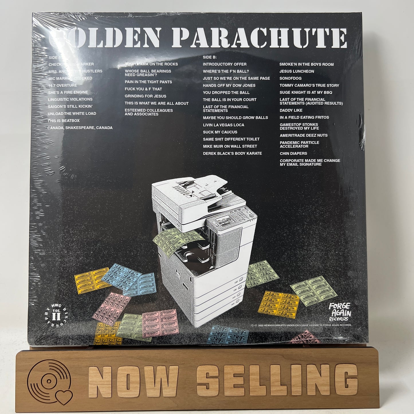 Hewhocorrupts - Golden Parachute Vinyl LP Metallic Gold SEALED