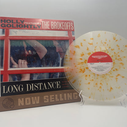 Holly Golightly Featuring The Brokeoffs - Long Distance Vinyl LP Clear/Orange Splatter