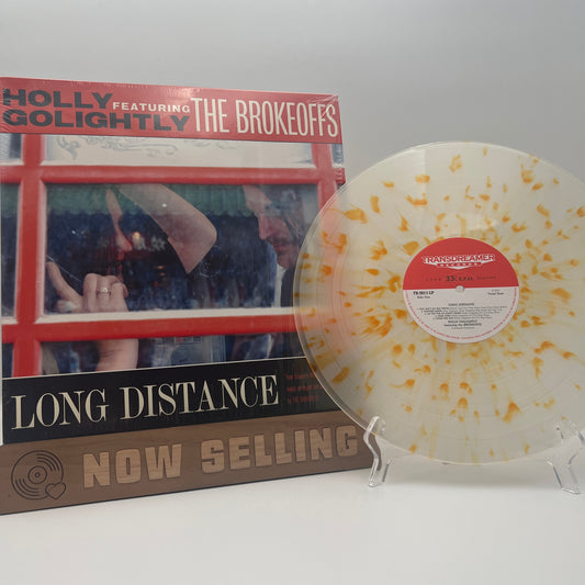 Holly Golightly Featuring The Brokeoffs - Long Distance Vinyl LP Clear/Orange Splatter