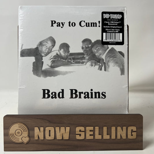 Bad Brains - Pay to Cum Viny 7" Silver SEALED