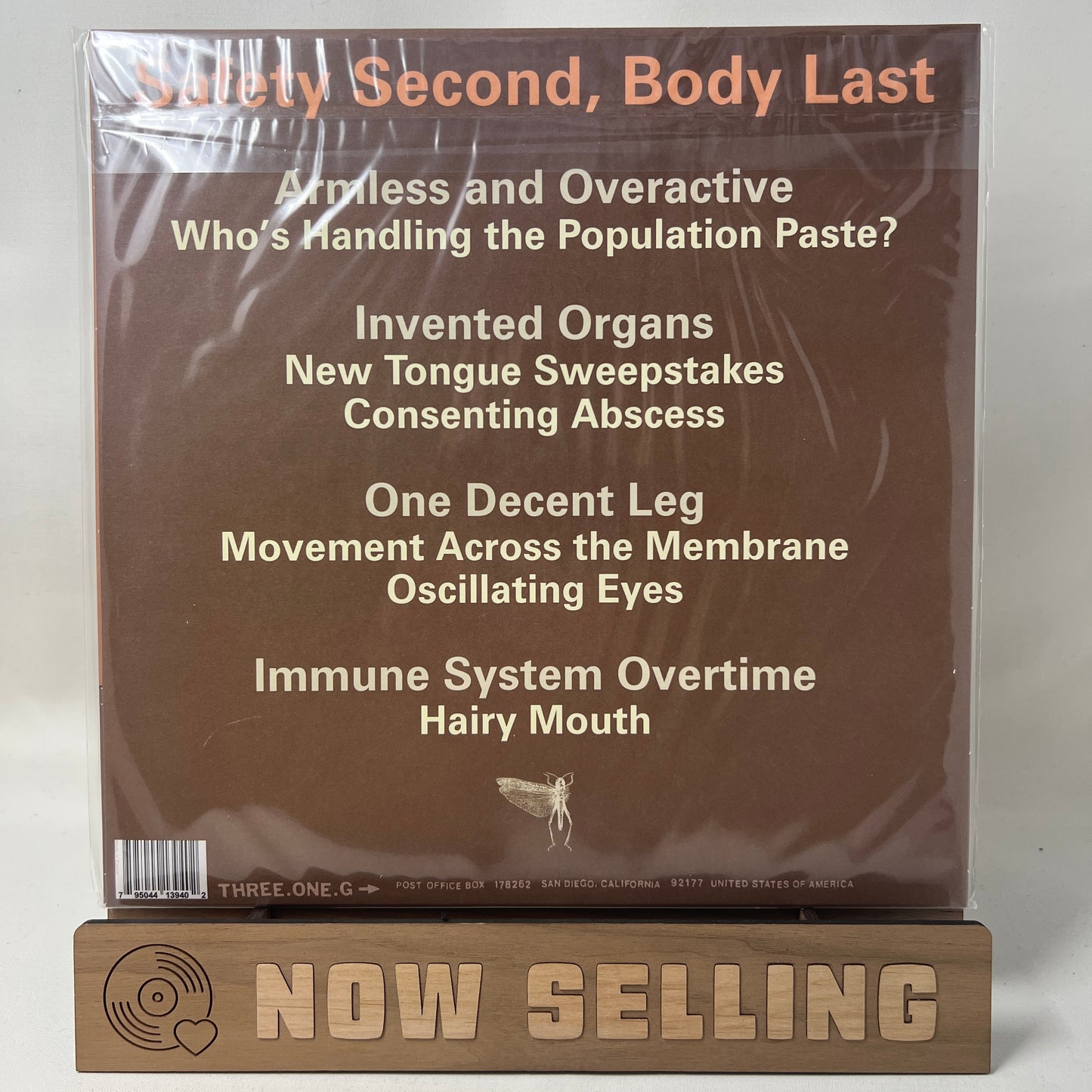 The Locust - Safety Second, Body Last Vinyl LP Black / Brown