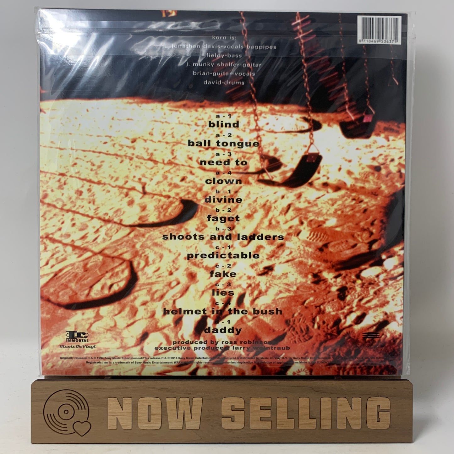 Korn - Korn Self Titled Vinyl LP Black MOV