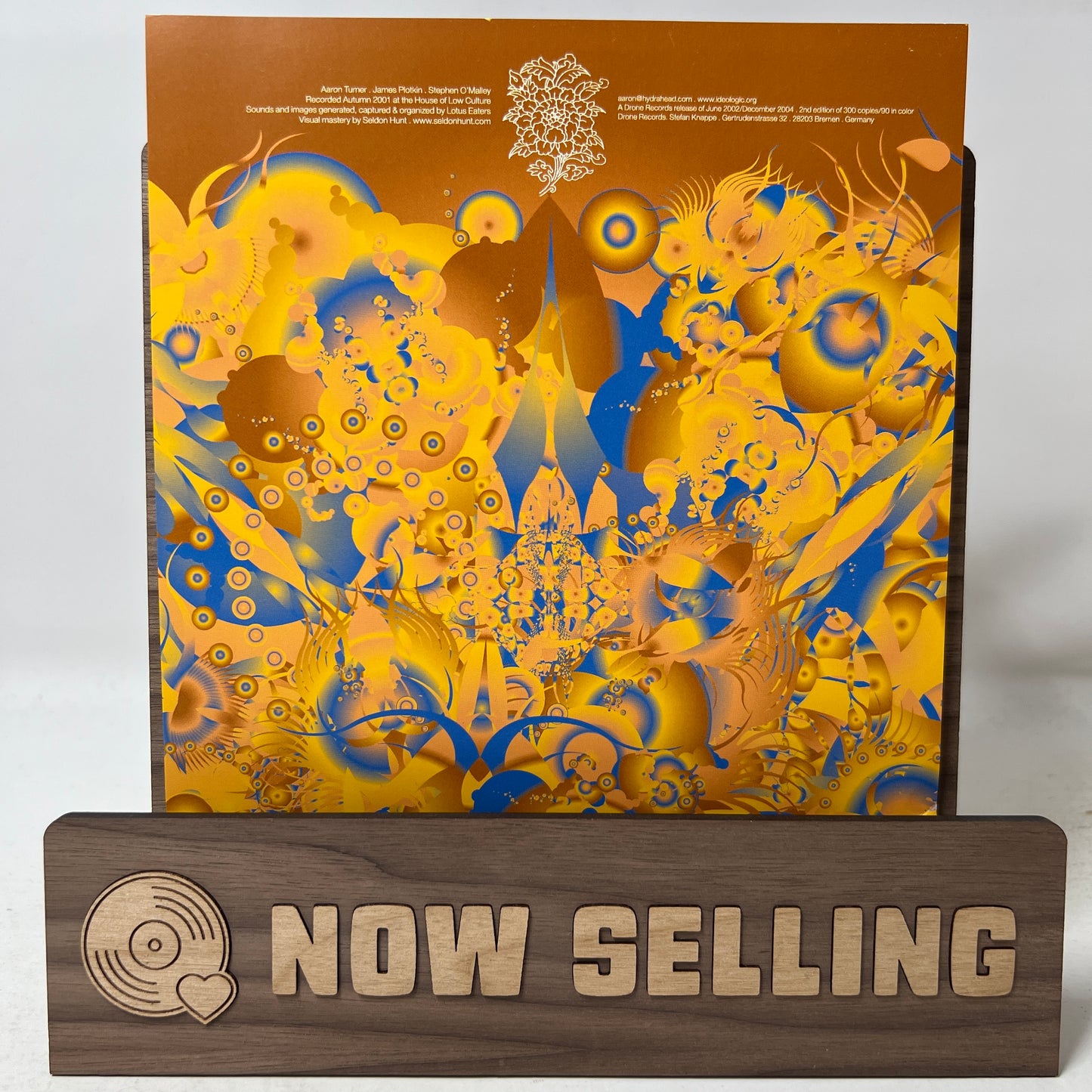 Lotus Eaters - Lotus Eaters Self Titled Vinyl 7" White Yellow Numbered Isis Sunn O)))