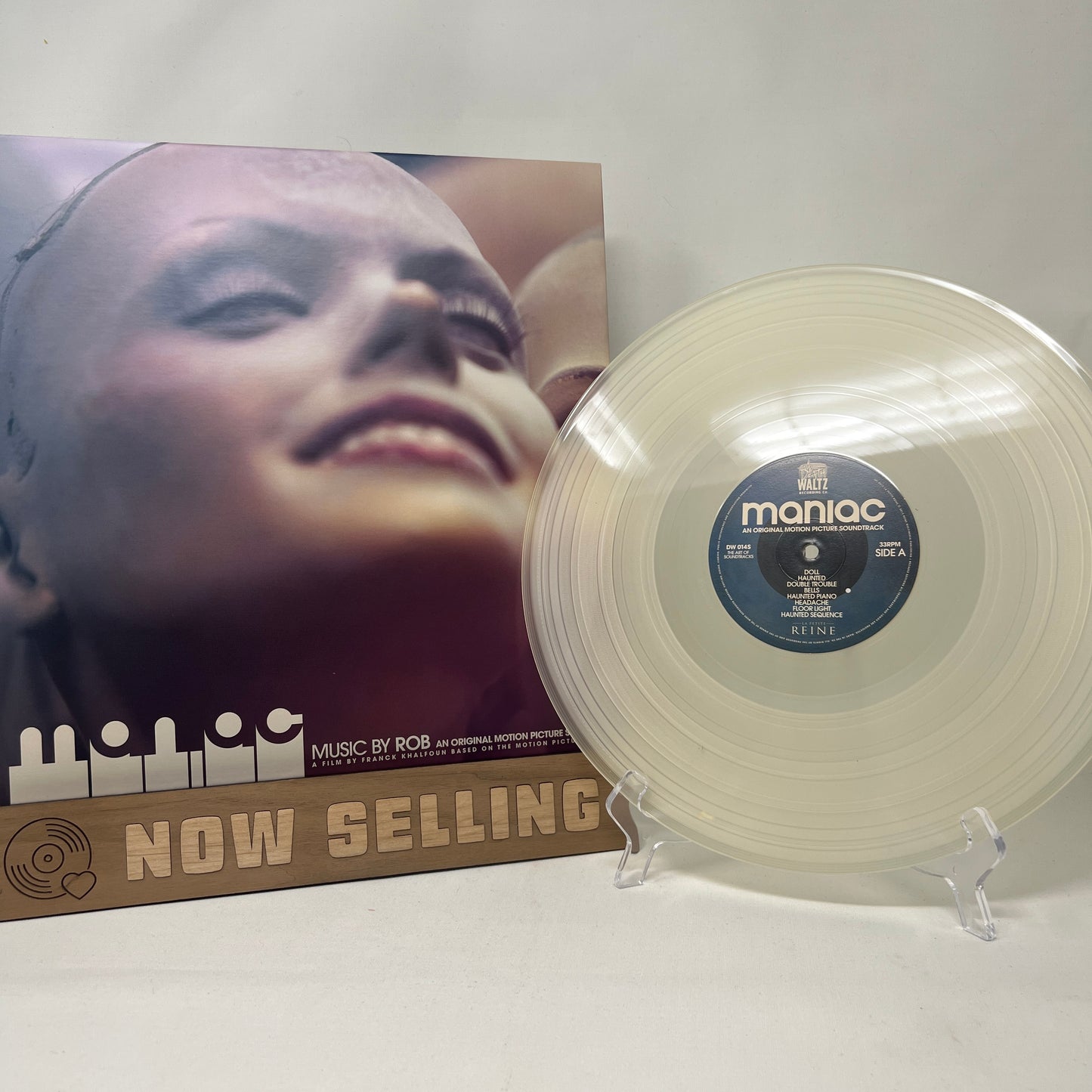 Rob - Maniac (Original Motion Picture Soundtrack) Clear Frosted Vinyl LP