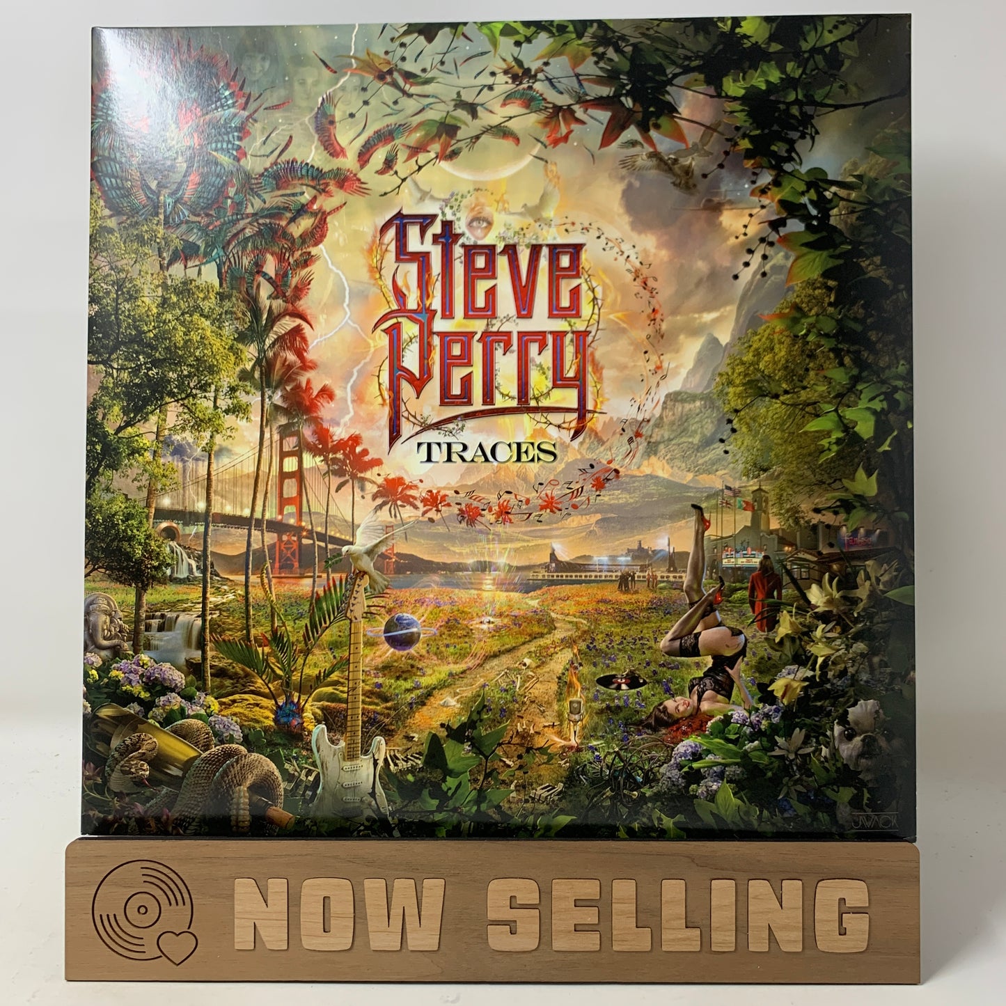 Steve Perry - Traces Vinyl LP Green Tree Marble Mispress